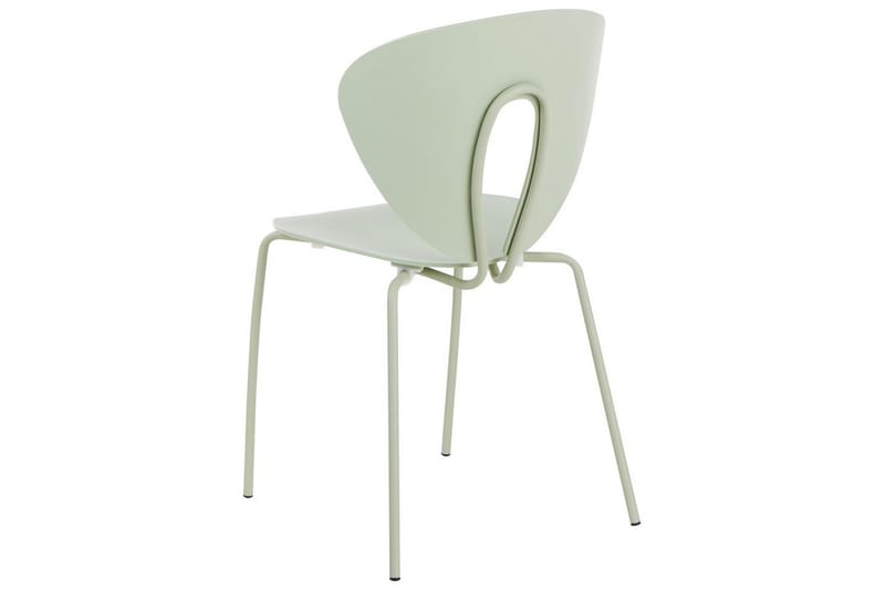 Set med 2 matstolar Tracy - Grön, Silver - Möbler - Matplats - Matstol & köksstol