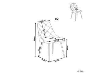 Set med 2 matstolar Valerie - Möbler - Matplats - Matstol & köksstol