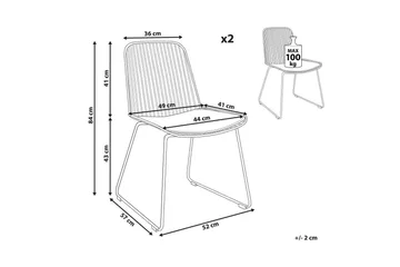 Set med 2 matstolar Pensacola - Möbler - Matplats - Matstol & köksstol