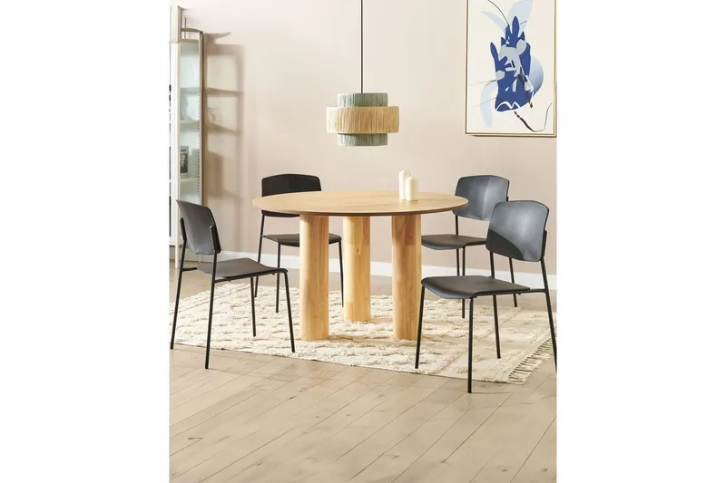 Set med 4 matstolar Astoria - Svart - Möbler - Matplats - Matstol & köksstol