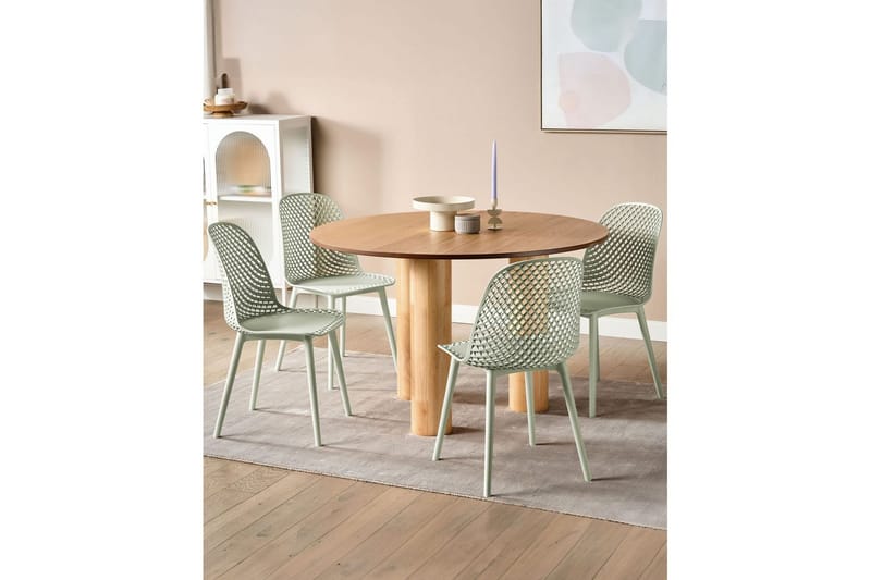 Set med 4 matstolar Emory - Grön - Möbler - Matplats - Matstol & köksstol