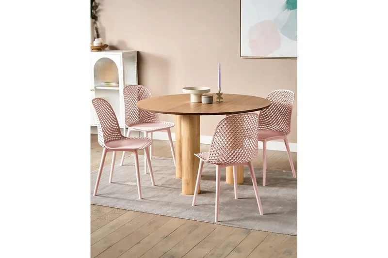 Set med 4 matstolar Emory - Rosa - Möbler - Matplats - Matstol & köksstol