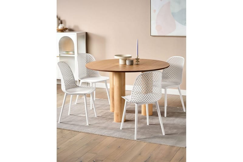 Set med 4 matstolar Emory - Vit - Möbler - Matplats - Matstol & köksstol