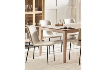 Set med 4 matstolar Glendive - Beige, svart - Möbler - Matplats - Matstol & köksstol