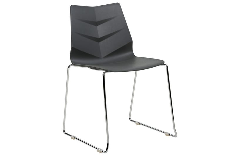 Set med 4 matstolar Hartley - Mörkgrå, Silver - Möbler - Matplats - Matstol & köksstol