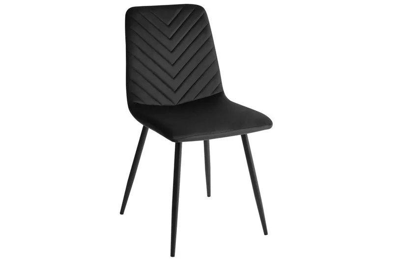 Set med 4 matstolar Havre - Svart - Möbler - Matplats - Matstol & köksstol