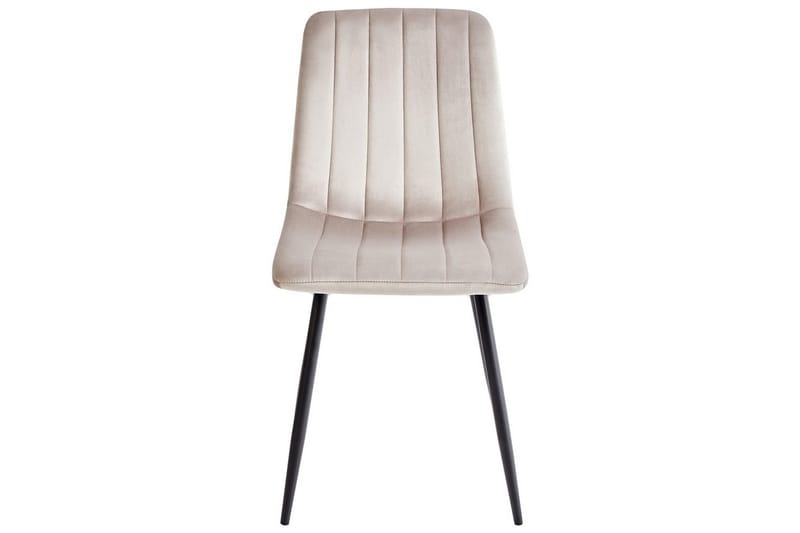 Set med 4 matstolar Kalispell - Beige, svart - Möbler - Matplats - Matstol & köksstol