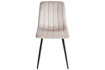 Set med 4 matstolar Kalispell - Beige, svart - Möbler - Matplats - Matstol & köksstol