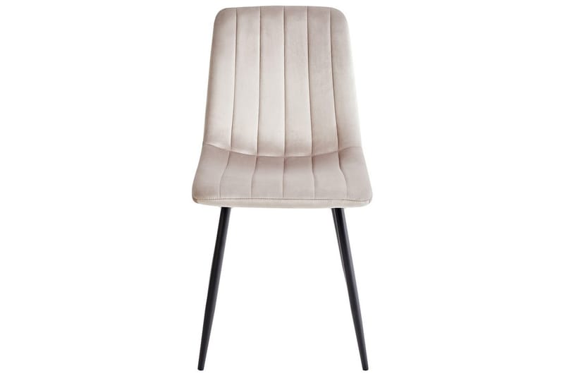 Set med 4 matstolar Kalispell - Beige, svart - Möbler - Matplats - Matstol & köksstol