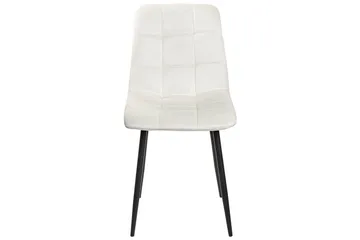 Set med 4 matstolar Powell - Vit, Svart - Möbler - Matplats - Matstol & köksstol