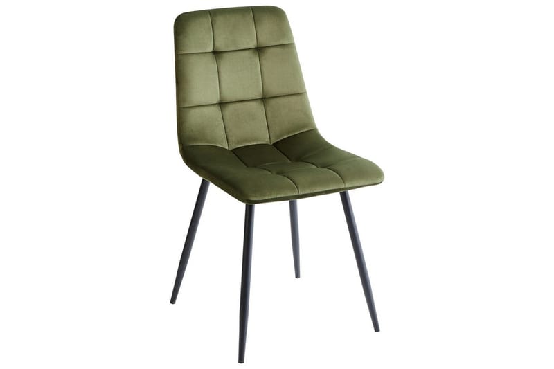Set med 4 matstolar Powell - Grön, Svart - Möbler - Matplats - Matstol & köksstol