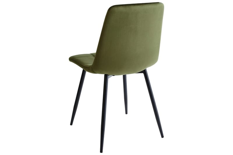 Set med 4 matstolar Powell - Grön, Svart - Möbler - Matplats - Matstol & köksstol