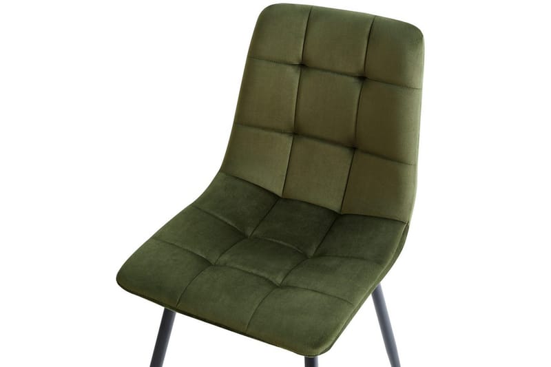 Set med 4 matstolar Powell - Grön, Svart - Möbler - Matplats - Matstol & köksstol
