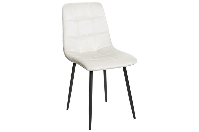 Set med 4 matstolar Powell - Vit, Svart - Möbler - Matplats - Matstol & köksstol