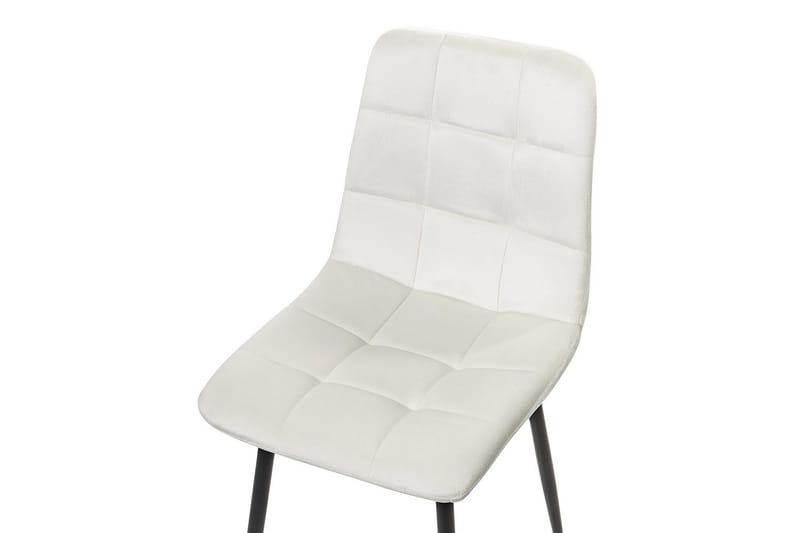 Set med 4 matstolar Powell - Vit, Svart - Möbler - Matplats - Matstol & köksstol