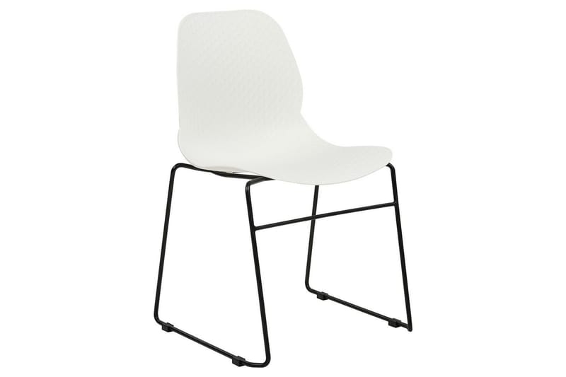 Set med 4 matstolar Panora - Vit, Svart - Möbler - Matplats - Matstol & köksstol