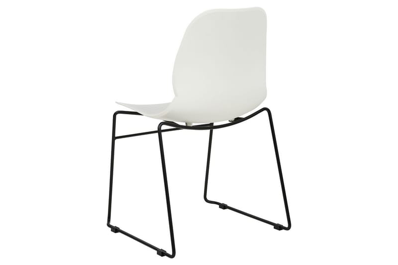 Set med 4 matstolar Panora - Vit, Svart - Möbler - Matplats - Matstol & köksstol