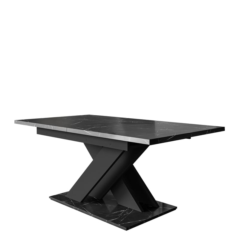 Shea Förlängningsbart Matbord 140-180 cm Rektangulär, Svart