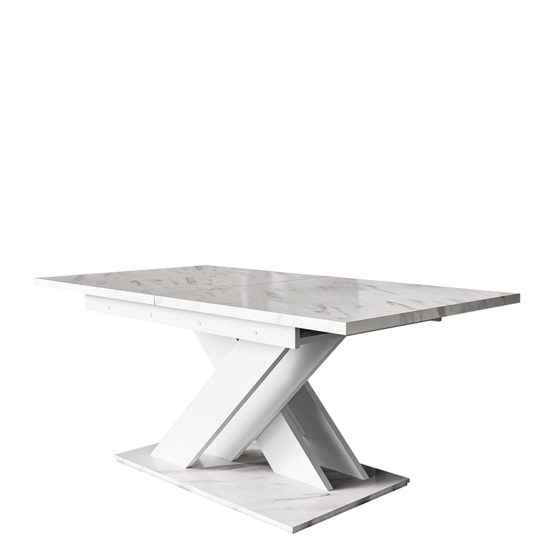 Shea Förlängningsbart Matbord 140-180 cm Rektangulär - Vit - Möbler - Matplats - Matbord & köksbord