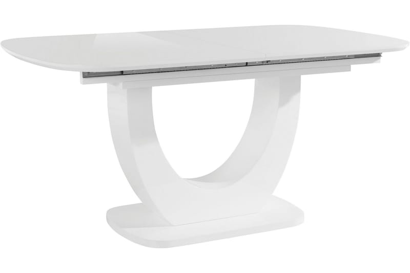 SHELLBROOK Matbord Ovalt 160 cm Vit - Bord - Matbord & köksbord
