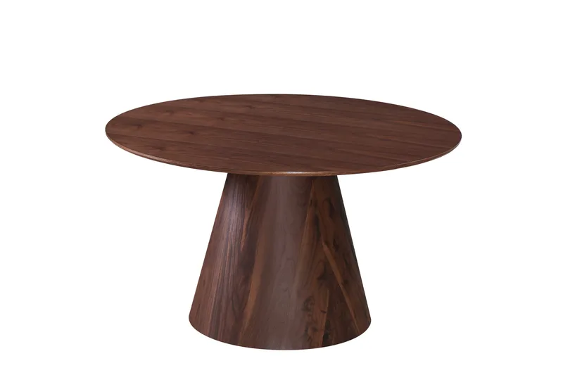 Siena Matbord Runt 130cm, Valnöt