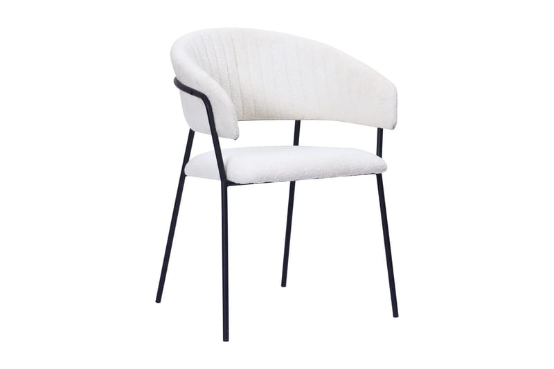Siena Matgrupp runt 110 cm Svart med 4 Karol Matstolar - Svart - Möbler - Matplats - Matgrupp & matbord med stolar
