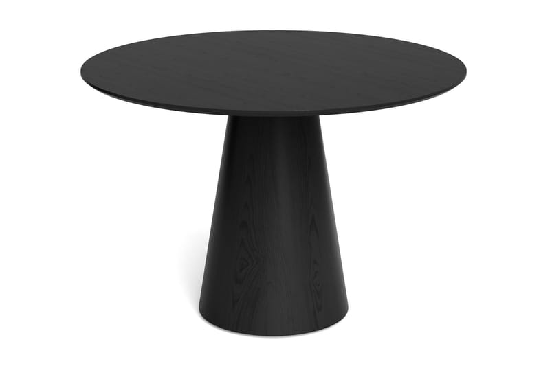Siena Matgrupp runt 110 cm Svart med 4 Nibe Matstolar - Svart - Möbler - Matplats - Matgrupp & matbord med stolar