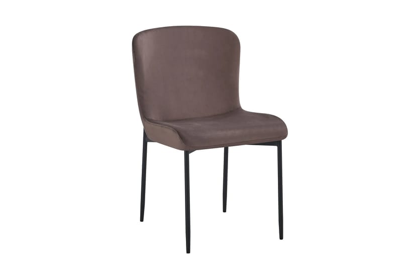 Siena Matgrupp runt 110 cm Valnöt med 4 Elsie Matstolar - Valnöt/Brun - Möbler - Matplats - Matgrupp & matbord med stolar