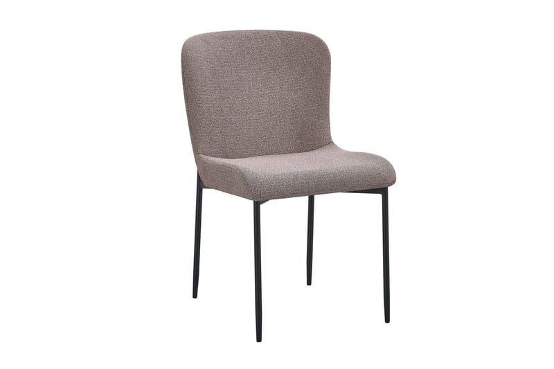 Siena Matgrupp runt 110 cm Valnöt med 4 Elsie Matstolar - Valnöt/Grå - Möbler - Matplats - Matgrupp & matbord med stolar