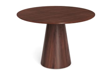 Siena Matgrupp runt 110 cm Valnöt med 4 Filippa Matstolar - Valnöt - Möbler - Matplats - Matgrupp & matbord med stolar