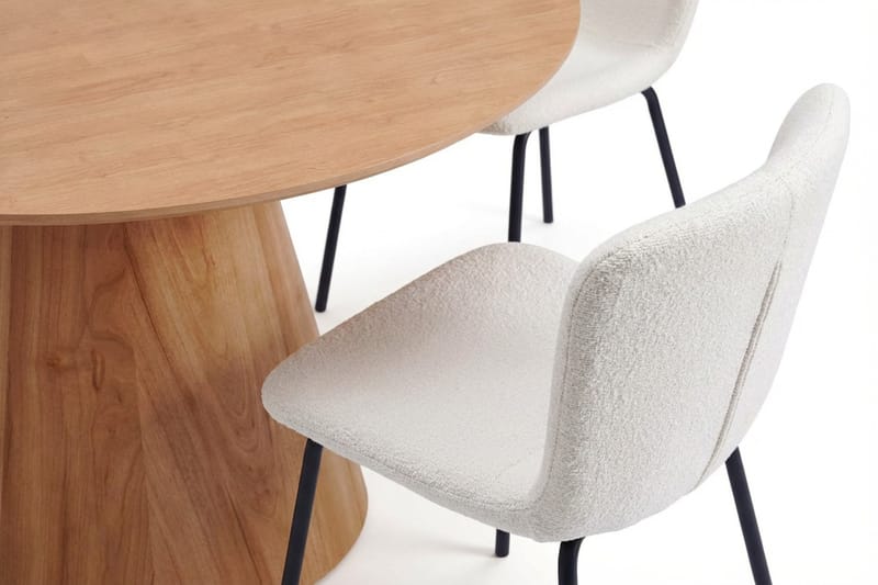 Siena Matgrupp runt 130 cm Ek med 6 Katy Matstolar - Ek - Möbler - Matplats - Matgrupp & matbord med stolar