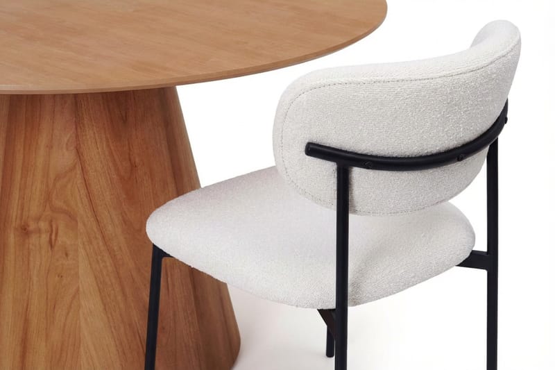 Siena Matgrupp runt 130 cm Ek med 6 Lucy Matstolar - Ek - Möbler - Matplats - Matgrupp & matbord med stolar