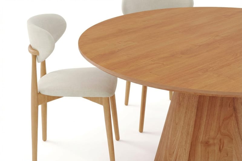 Siena Matgrupp runt 130 cm Ek med 6 Molly Matstolar - Ek - Möbler - Matplats - Matgrupp & matbord med stolar