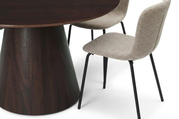 Siena Matgrupp runt 130 cm Rökt Ek med 6 Katy Matstolar - Rökt ek - Möbler - Matplats - Matgrupp & matbord med stolar
