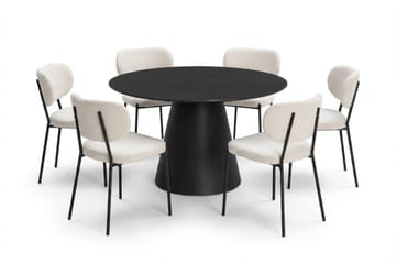 130 cm - Svartlaserad ek