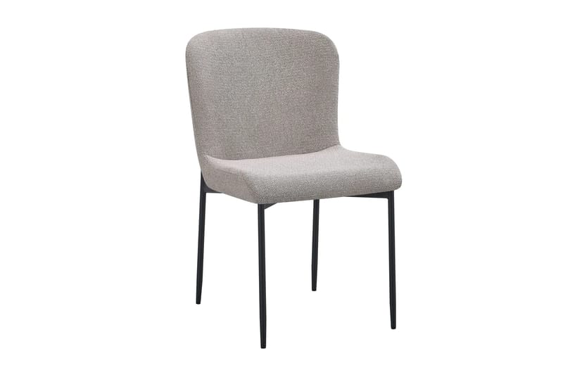 Siena Matgrupp runt 150 cm Valnöt med 6 Elsie Matstolar - Valnöt/Ljusgrå - Möbler - Matplats - Matgrupp & matbord med stolar