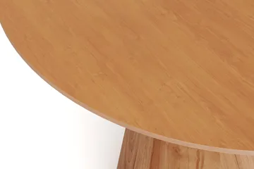 Siena Runt Matbord 130 cm i Trä med Ekutseende - Natur - Möbler - Matplats - Matbord & köksbord