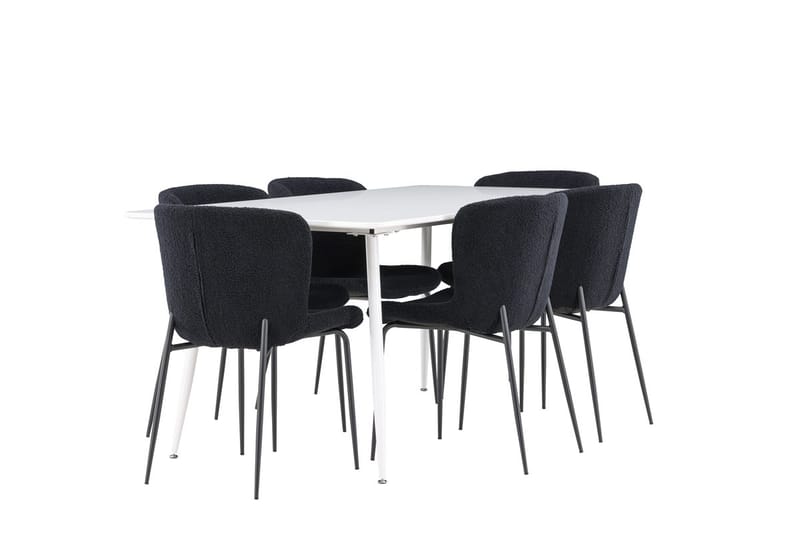 Silar Matbord 180x90 cm med 6 Modesto Matstol - Möbler - Matplats - Matgrupp & matbord med stolar