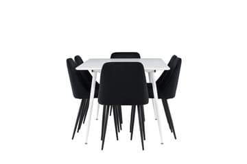 Silar Matbord 180x90 cm med 6 Night Matstol - Möbler - Matplats - Matgrupp & matbord med stolar
