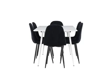 Silar Matbord 180x90 cm med 6 Polar Matstol - Möbler - Matplats - Matgrupp & matbord med stolar