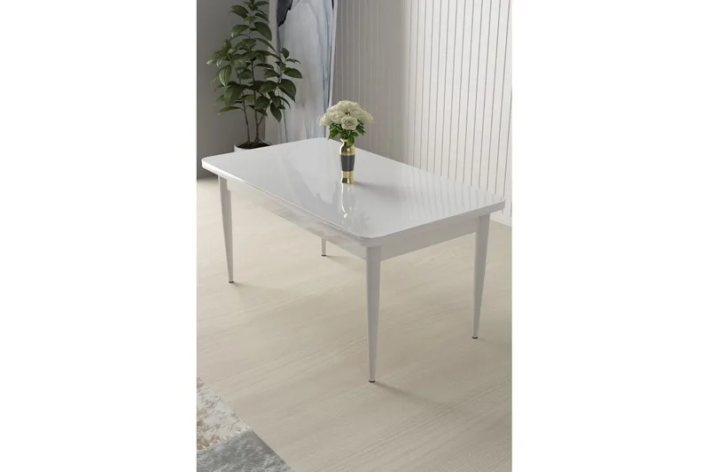 Sivaji Matbord 110 cm Rektangulär - Vit - Möbler - Matplats - Matbord & köksbord