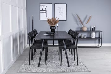 Sleek Matbord 195 cm Förlängningsbart med 6 Polly Matstol - Möbler - Matplats - Matgrupp & matbord med stolar