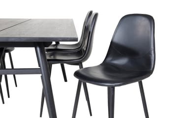 Sleek Matbord 195 cm Förlängningsbart med 6 Polar Köksstol - Möbler - Matplats - Matgrupp & matbord med stolar