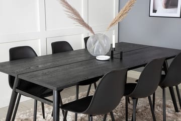 Sleek Matbord 195 cm Förlängningsbart med 6 Polar Matstol - Möbler - Matplats - Matgrupp & matbord med stolar
