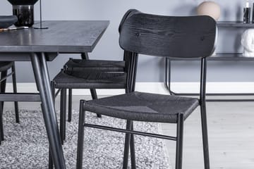 Sleek Matbord 195 cm Förlängningsbart med 6 Polly Matstol - Möbler - Matplats - Matgrupp & matbord med stolar