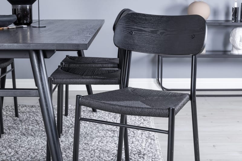 Sleek Matbord 195 cm Förlängningsbart med 6 Polly Matstol - Möbler - Matplats - Matgrupp & matbord med stolar
