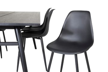 Sleek Matbord 195 cm Förlängningsbart med 6 Polar Matstol - Möbler - Matplats - Matgrupp & matbord med stolar