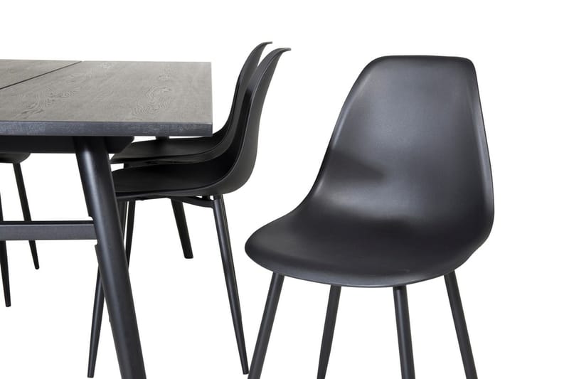 Sleek Matbord 195 cm Förlängningsbart med 6 Polar Matstol - Möbler - Matplats - Matgrupp & matbord med stolar