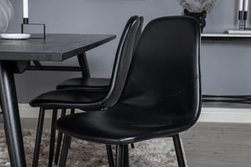 Sleek Matbord 195 cm Förlängningsbart med 6 Polar Köksstol - Möbler - Matplats - Matgrupp & matbord med stolar