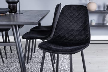 Sleek Matbord 195 cm Förlängningsbart med 6 Polar Matstol - Möbler - Matplats - Matgrupp & matbord med stolar